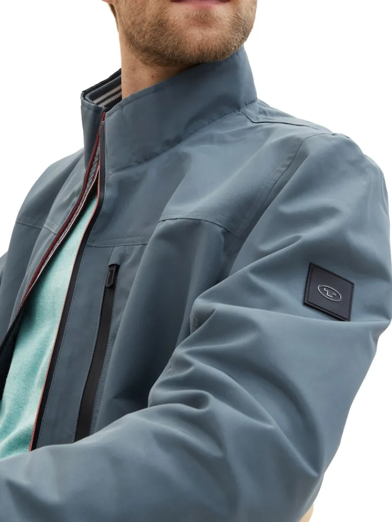 Blousonjacke mit recyceltem Polyester dusty dark teal