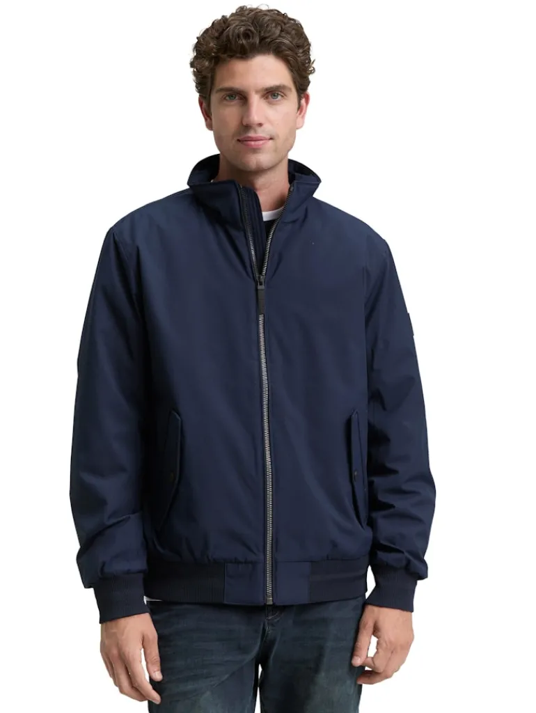 Blouson Jacke mit Stehkragen sky captain blue