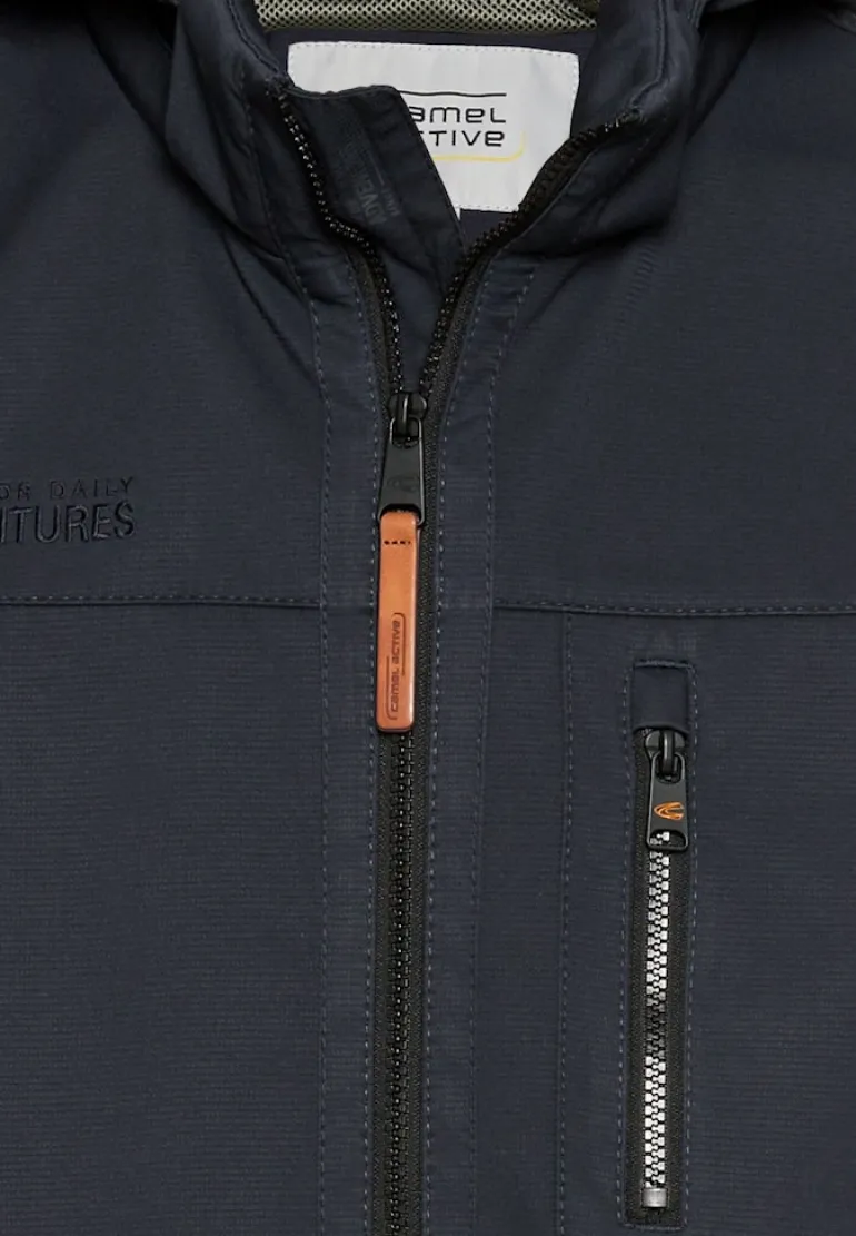Blouson mit abnehmbarer Kapuze dark navy
