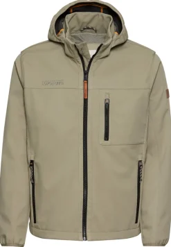 Blouson mit abnehmbarer Kapuze khaki