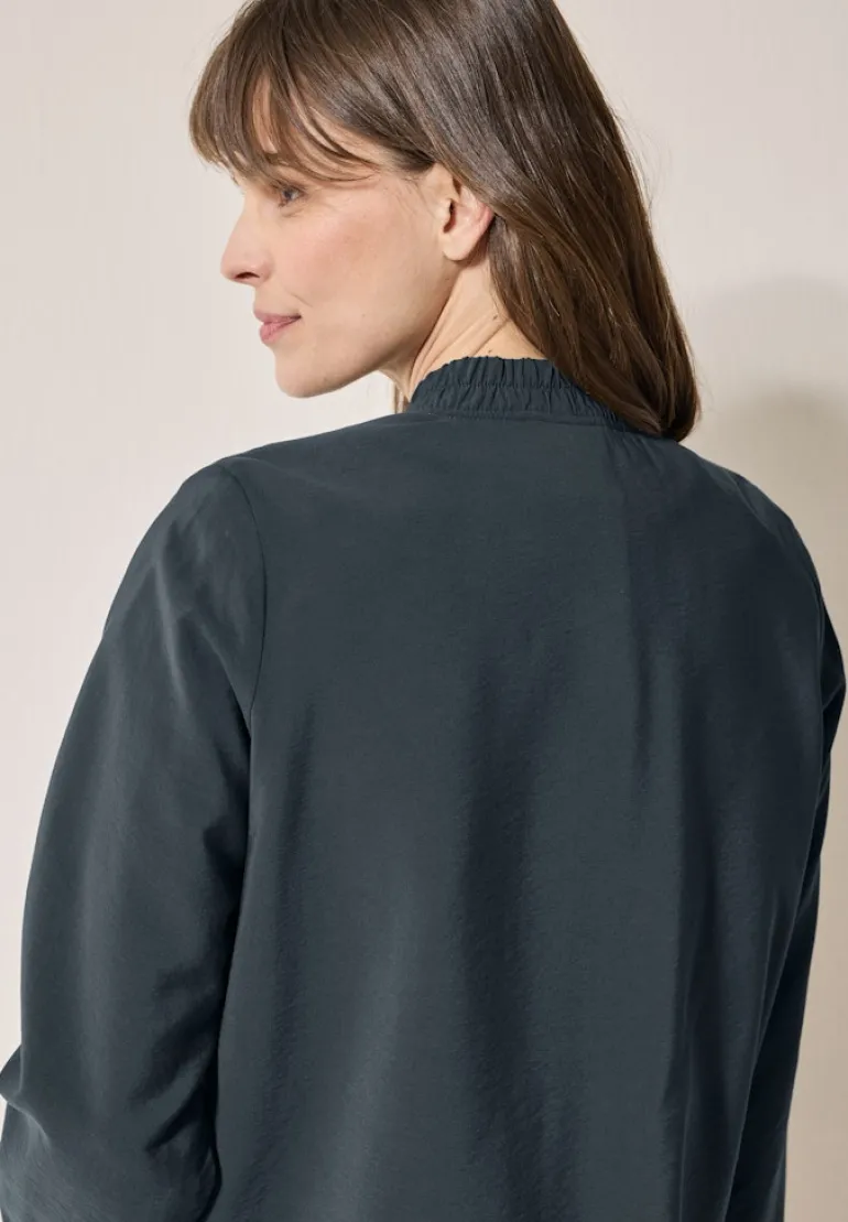 Blouson mit feiner Struktur slate khaki