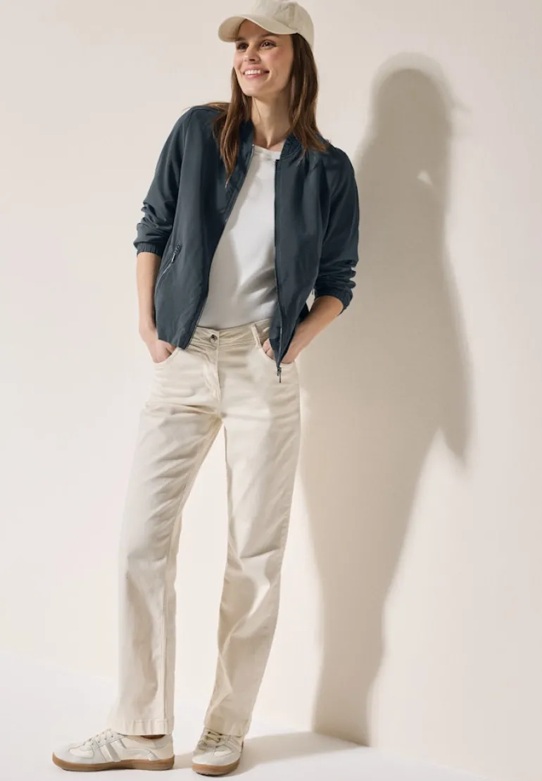 Blouson mit feiner Struktur slate khaki