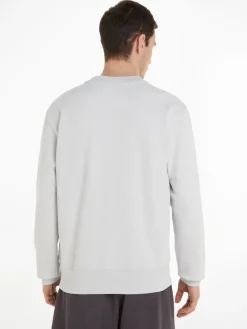 BLURRED ADDRESS LOGO CREW NECK ghost grey