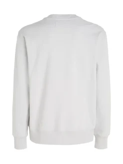 BLURRED ADDRESS LOGO CREW NECK ghost grey