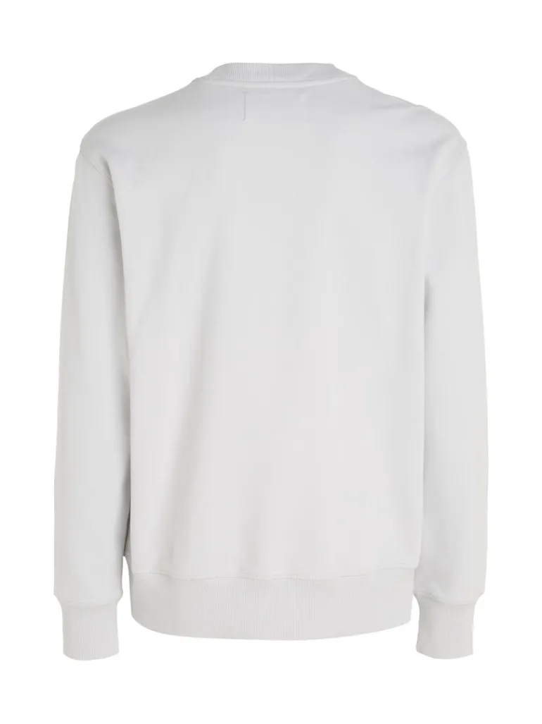BLURRED ADDRESS LOGO CREW NECK ghost grey