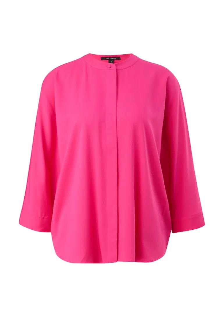 Bluse aus Viskosemix pink
