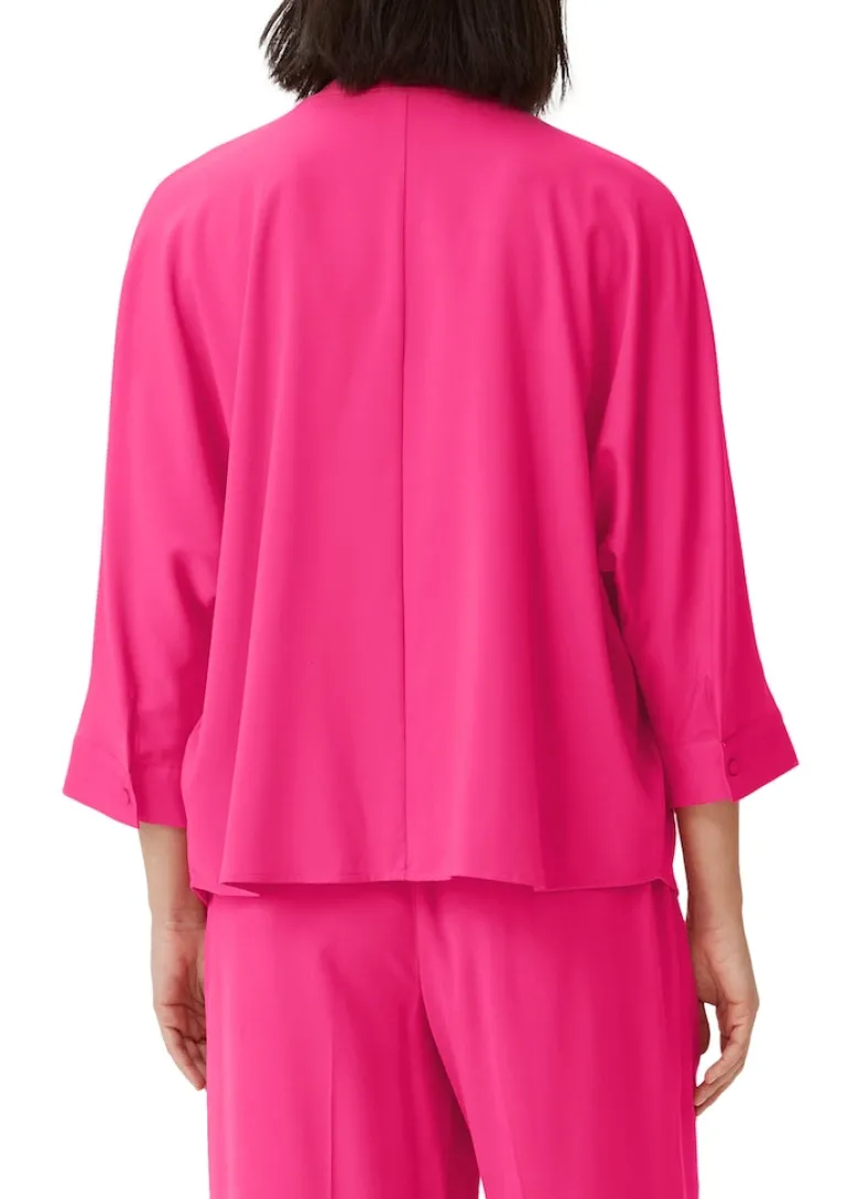 Bluse aus Viskosemix pink