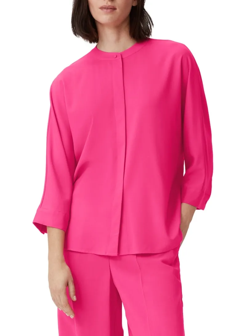 Bluse aus Viskosemix pink
