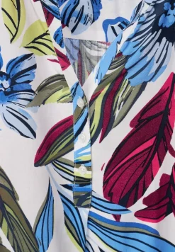 Bluse mit Blumenprint vanilla white