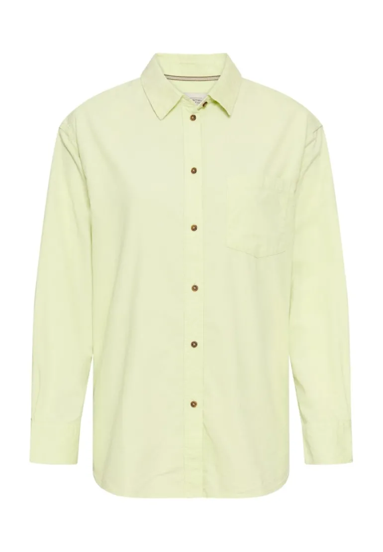 Bluse mit Brusttasche lime green