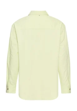 Bluse mit Brusttasche lime green