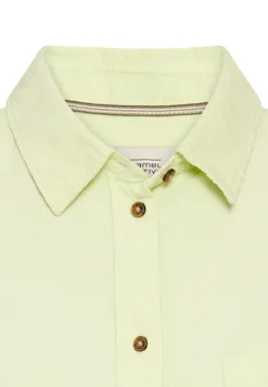 Bluse mit Brusttasche lime green