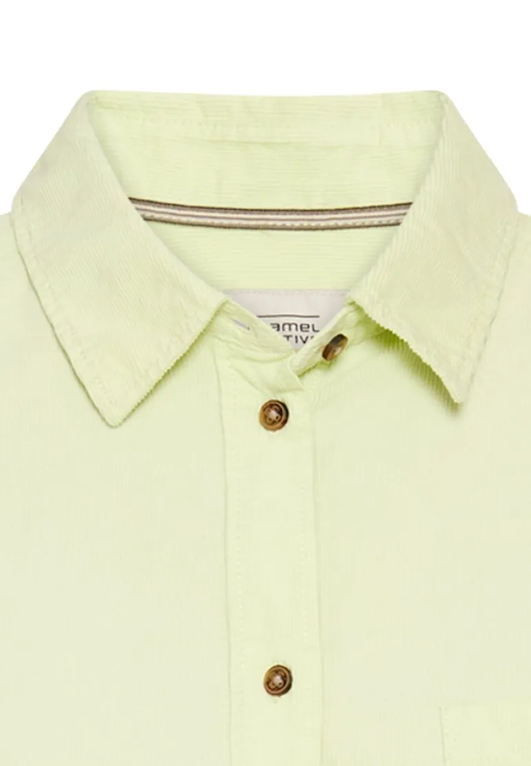 Bluse mit Brusttasche lime green