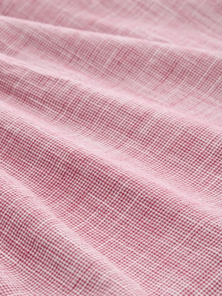 Bluse mit Brusttaschen dark pink