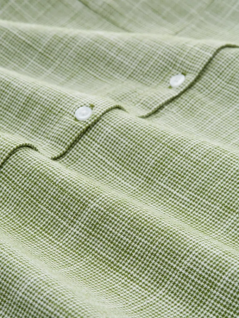 Bluse mit Brusttaschen deep ivy green