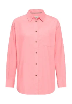 Bluse mit Brusttasche winter berry