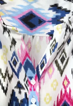 Bluse mit Print vanilla white