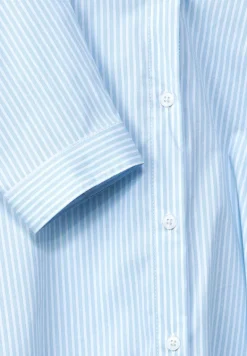 Bluse mit Streifenmuster faded blue