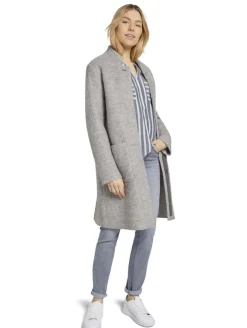 Bluse mit Streifenmuster offwhite navy vertical stripe