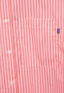 Bluse mit Streifenmuster rose pepper