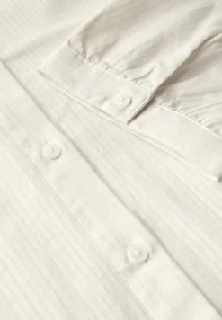 Bluse mit Streifenstruktur vanilla white