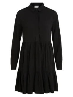 Blusenkleid black