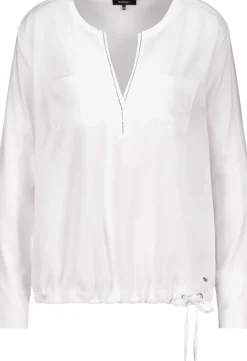 Blusenshirt mit Strasssteine off-white