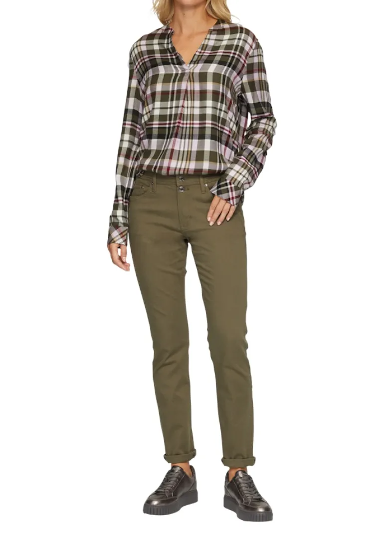 Bluse olive