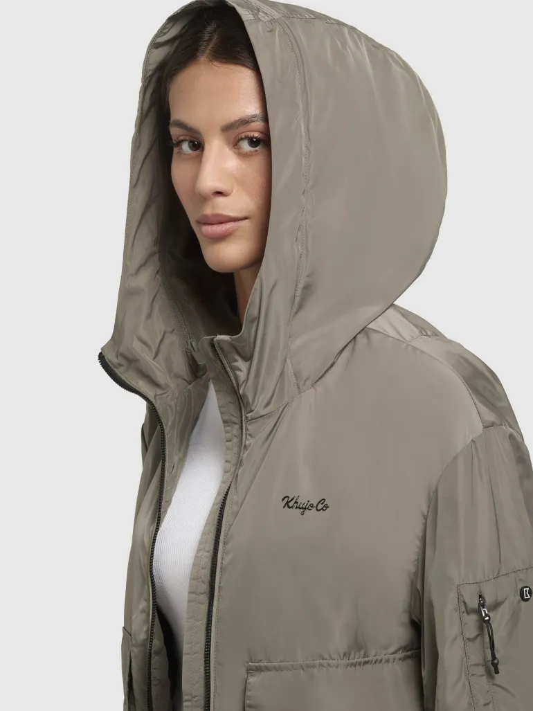 Bomberjacke Anov graugrün