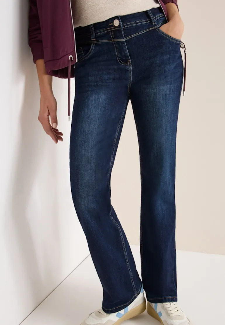 Bootcut Jeans dark blue wash