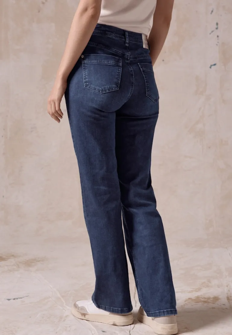 Bootcut Jeans dark blue wash
