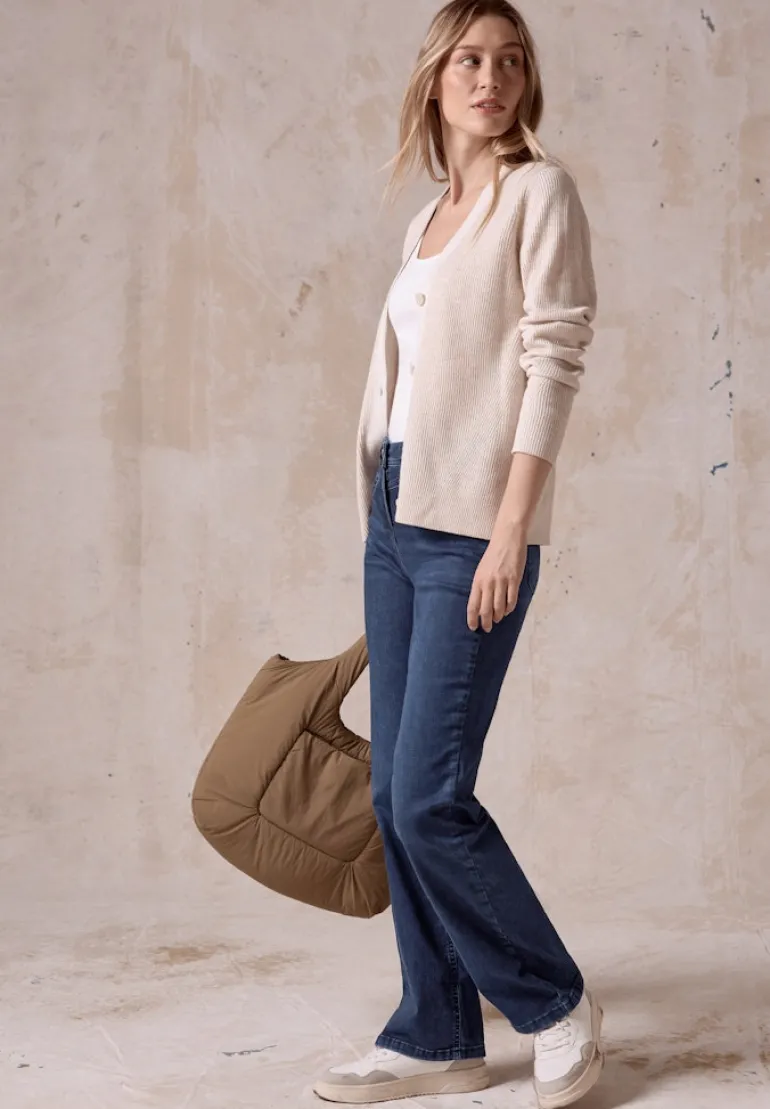 Bootcut Jeans dark blue wash