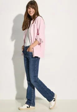 Bootcut Leg Jeans mid blue wash1