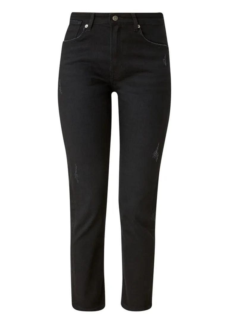 Boyfriend-Jeans schwarz