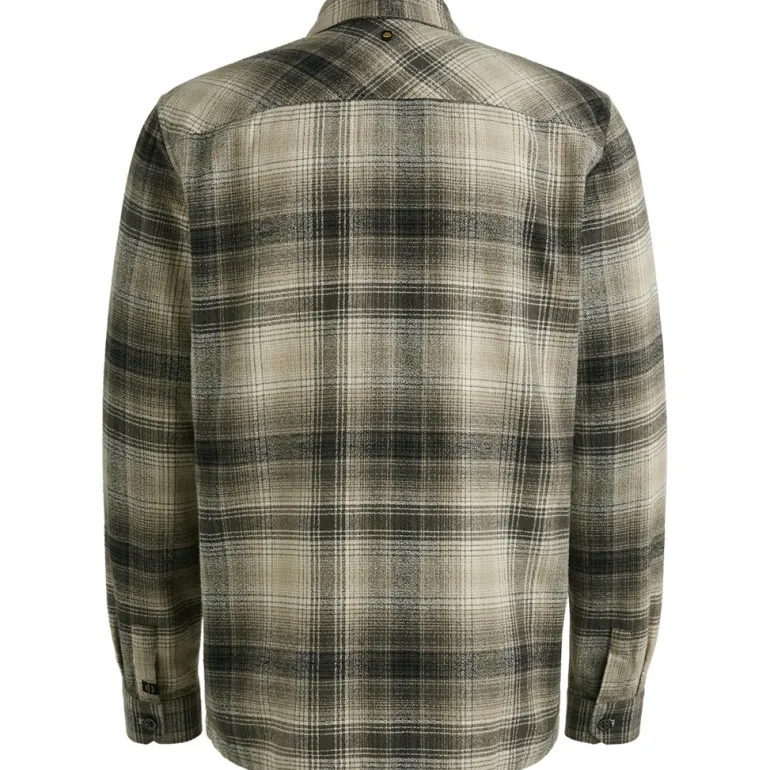 Brushed Grindle Check Overshirt 2 seneca rock
