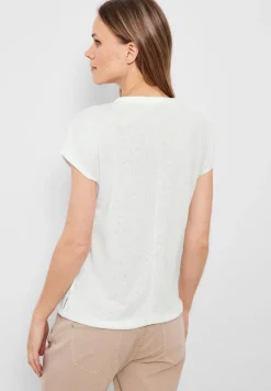 Burn Out T-Shirt burn out vanilla white