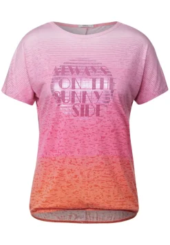 Burn Out T-Shirt pink sorbet