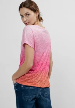 Burn Out T-Shirt pink sorbet