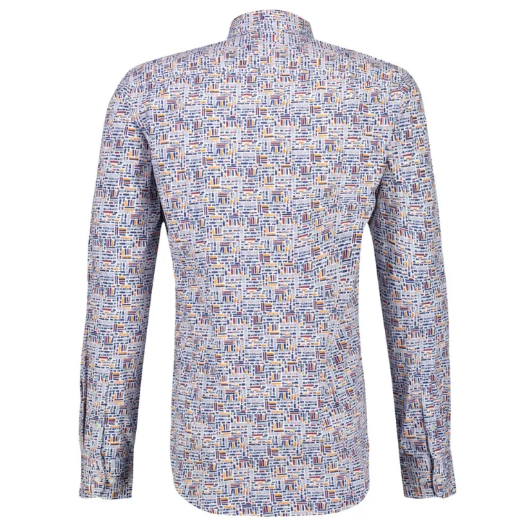 BUTTON DOWN camine red