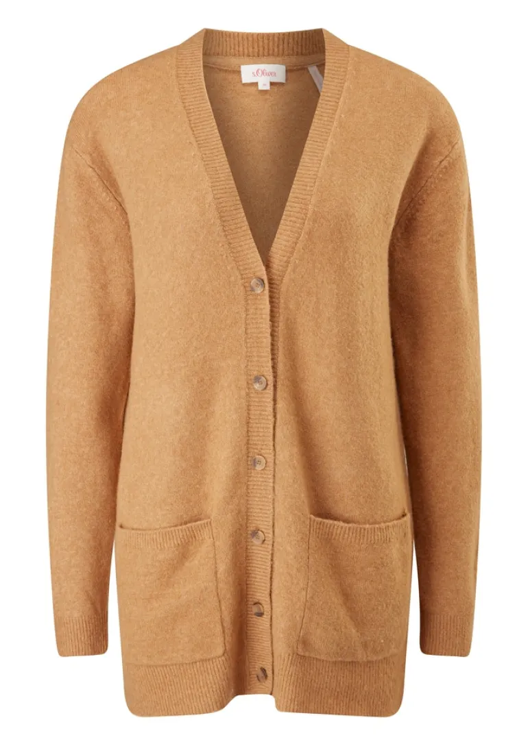 Cardigan braun