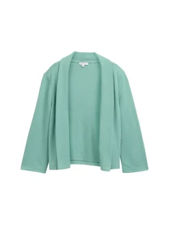 Cardigan mit Schalkragen faded green