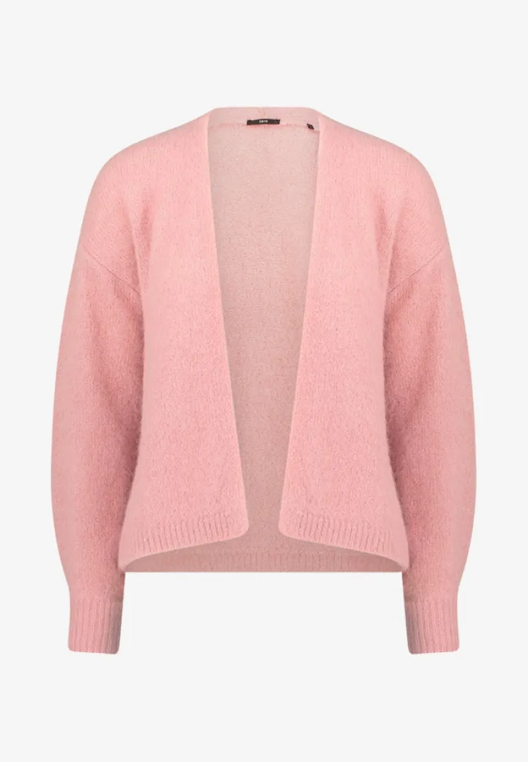Cardigan offener Style rose melange