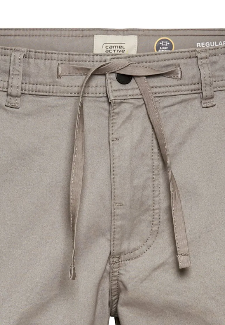 Cargo-Shorts mit Kordelzug und Stretch stone gray