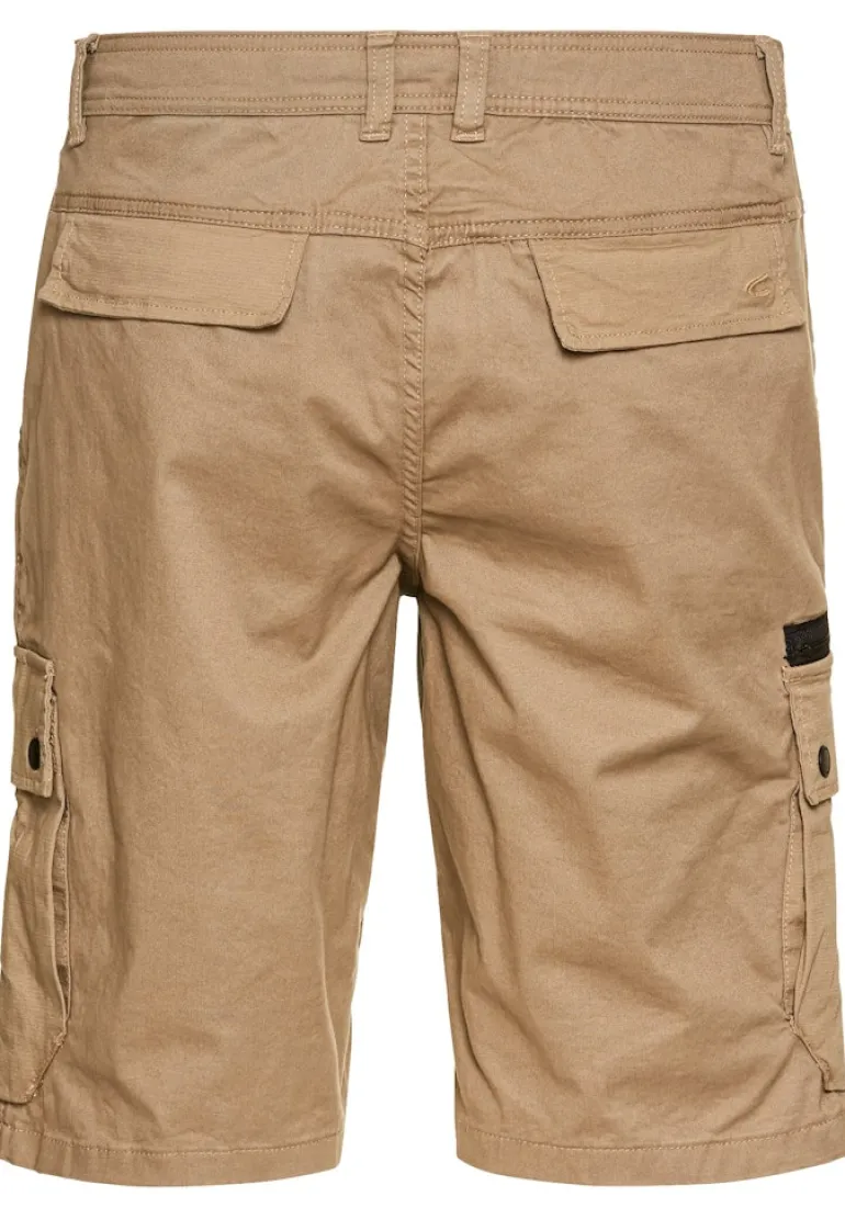 Cargo-Shorts mit Kordelzug und Stretch wood