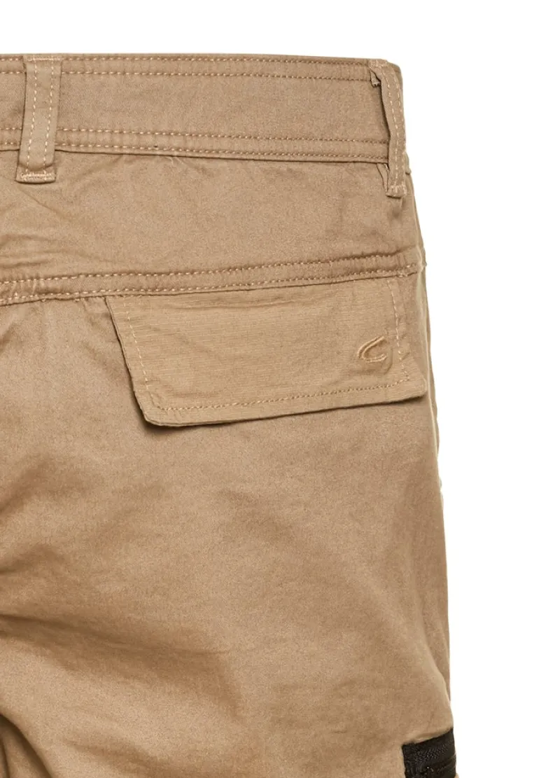 Cargo-Shorts mit Kordelzug und Stretch wood