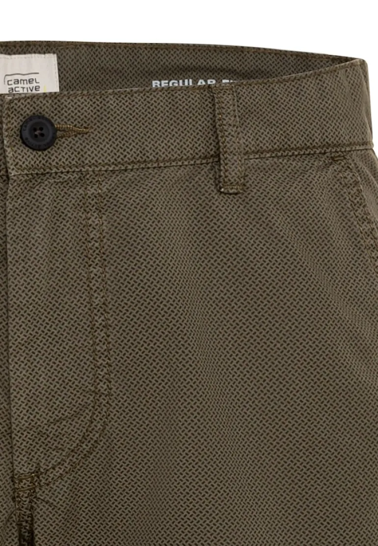 Cargo Shorts Regular Fit olive brown minimal
