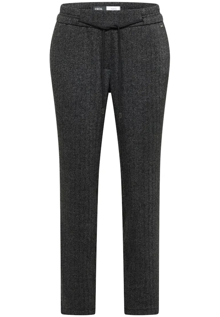 Casual Fit Hose black