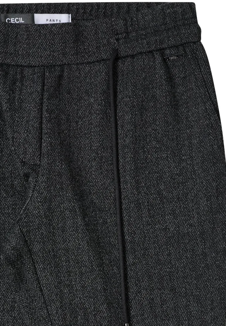 Casual Fit Hose black