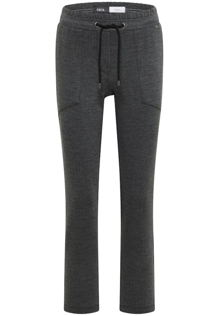 Casual Fit Hose black