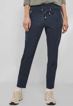Casual Fit Hose mit Stretch deep blue